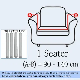 Stylista Brown Polyester Sofa Cover With Arms image 2