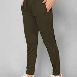 Moda Rapido Women Plain Regular Fit Lycra Trackpants image 4