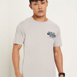 Ajile by Pantaloons Men Typography Printed Round NeckT-shirt-picture-25