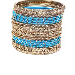 NMII Set Of 20 Cubic Zirconia-Studded Metal Bangles image 3