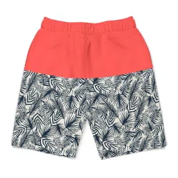 HELLCAT Kids Coral & White Printed Shorts image 2
