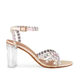 Moda-X Women's Yellow Ankle Strap Sandals image 2