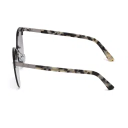 WEB EYEWEAR Grey Oval Sunglasses Designed in Italy image 4