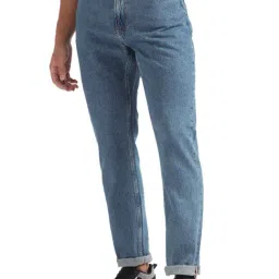 Calvin Klein Jeans Relaxed Denim Medium Rinse Washed Mid Rise Jeans-image-94