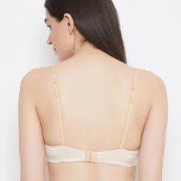 Clovia Beige Non Wired Padded T-Shirt Bra image 2