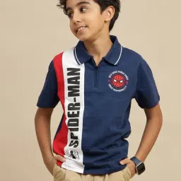 Kidsville Boys Multi Cotton Color Block Polo T-Shirt-image-99