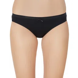 Soie Black, Beige & Pink Cotton Hipster Panty (Pack Of 3) image 2