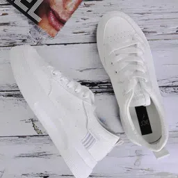 Jove Women's Pearl White Sneakers-picture-32