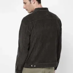 Lee Grey Cotton Regular Fit Texture Jacket image 3