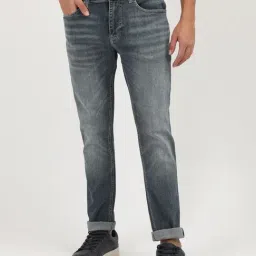 Tommy Hilfiger Blue Cotton Slim Fit Jeans-picture-42