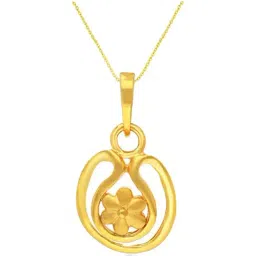 Malabar Gold and Diamonds 22k Gold Pendant without Chain for Women-picture-28