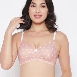 Clovia Beige Non Wired Padded T-Shirt Bra-picture-35