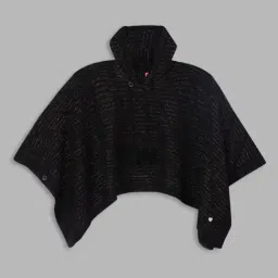 Blue Giraffe Kids Black Loose Fit Full Sleeves Sweater-image-31