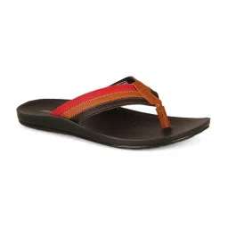Bata Kids Brown & Red Flip Flops image 2