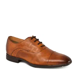 Ruosh Men's Tan Oxford Shoes image 2