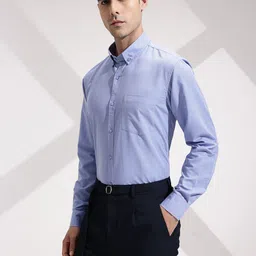 INVICTUS Slim Fit Button-Down Collar Formal Shirt image 5