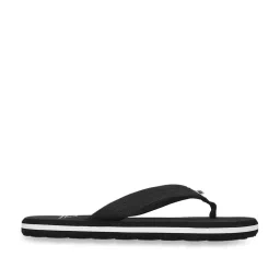 Carlton London Men's Ink Black Flip Flops image 2