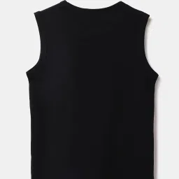 United Colors of Benetton Kids Black Printed T-Shirt image 2