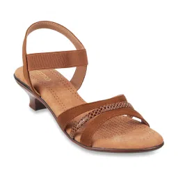Metro Women's Tan Ankle Strap Sandals image 2
