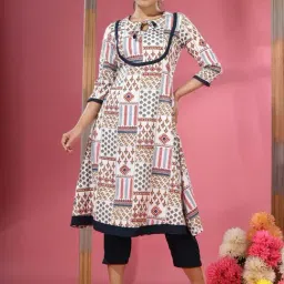 Charukriti White Printed Straight Kurta-picture-47