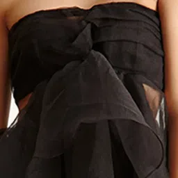 Cover Story Black Regular Fit Skater Dress image 5