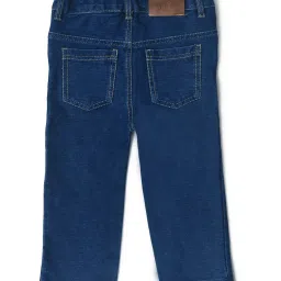 MiArcus Boys Navy Cotton Regular Fit Jeans image 2