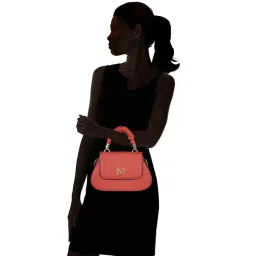 Sugarush Katrine Red Solid Medium Satchel Handbag image 2