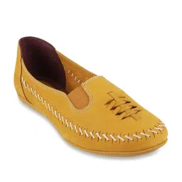 Catwalk Women's Yellow Flat Ballets image 2