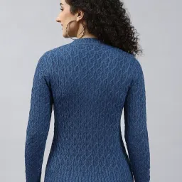Monte Carlo Blue Self Design Cardigan image 2