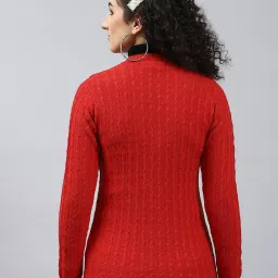 Monte Carlo Red Self Design Cardigan image 2