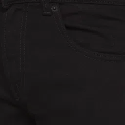 Spykar Black Slim Fit Lightly Washed Jeans image 4
