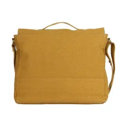 Mona B 12 Ltrs Mustard Medium Laptop Messenger Bag image 2