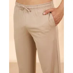 Sweet Dreams Beige Regular Fit Geometric Lounge Set image 5