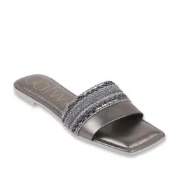 Catwalk Women's Gun Metal Casual Sandals-image-76