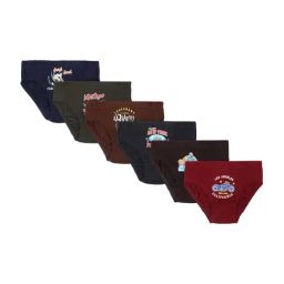 Dyca Kids Multicolor Cotton Printed Brief (Pack of 6)-picture-4