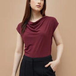 code by lifestyle Code Wine Regular Fit Top-picture-9