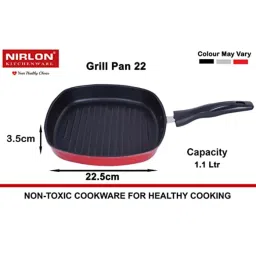 Nirlon Red Aluminium Non-Stick Kitchenware Essential Combo Set image 4
