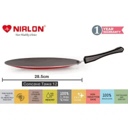 Nirlon Red Aluminium Non-Stick Heat Resistance Kitchenware Combo Set of 2 image 2