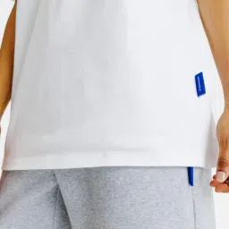 Decathlon White Regular Fit Printed Sports T-Shirt image 5