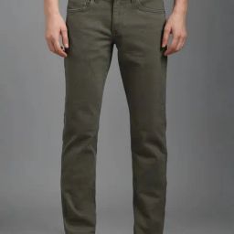 Louis Philippe Grey Cotton Slim Fit Jeans-picture-43