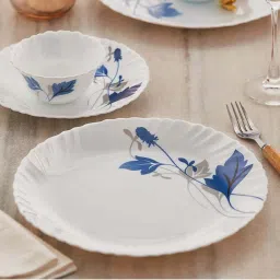 Larah by Borosil Ageria 33 Piece Opalware Dinner Set image 1