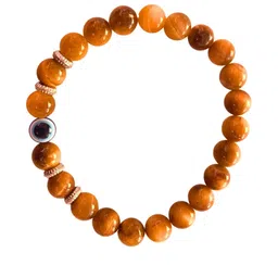 Apnisanskriti Unisex Evil Eye Yellow Tiger Eye Stone Bracelet-picture-30