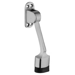 GEZE Door Stopper With Screws, Size 125 mm, SS Finish and Brass Body, 8115821-picture-45