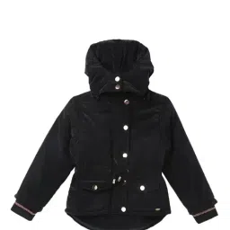 Elle Kids Black Quilted  Jacket-picture-25