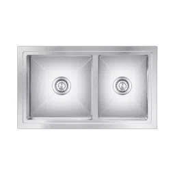 Nirali BG Kitchen Sink Expell Series 865x510 mm (34x20 inch) Hairline Satin Finish Stainless Steel, Emax-picture-40