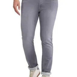 Parx Grey Tapered Fit Jeans-image-32