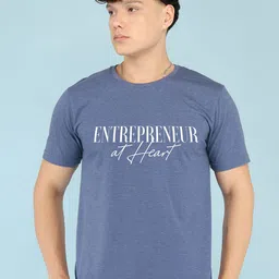 BRAWNY BATTLER Typography Printed Round Neck Pure Cotton Tshirt-picture-36