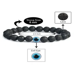 CONTEX MEDIA Unisex Artificial Beaded Elasticated Bracelet image 4
