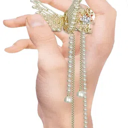 FHONEX Women Set of 2 Embellished Claw Clip image 3