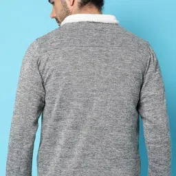 Campus Sutra Grey Regular Fit Jacket image 2